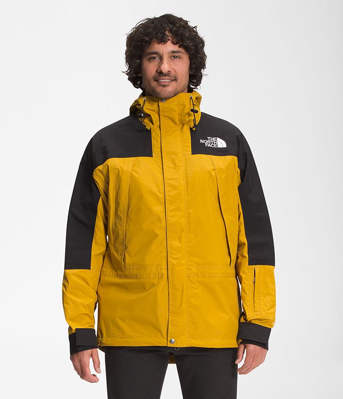 Casaca Impermeable The North Face Hombre K2rm Dryvent™ Amarillo/Negras - Peru 40781PIJM